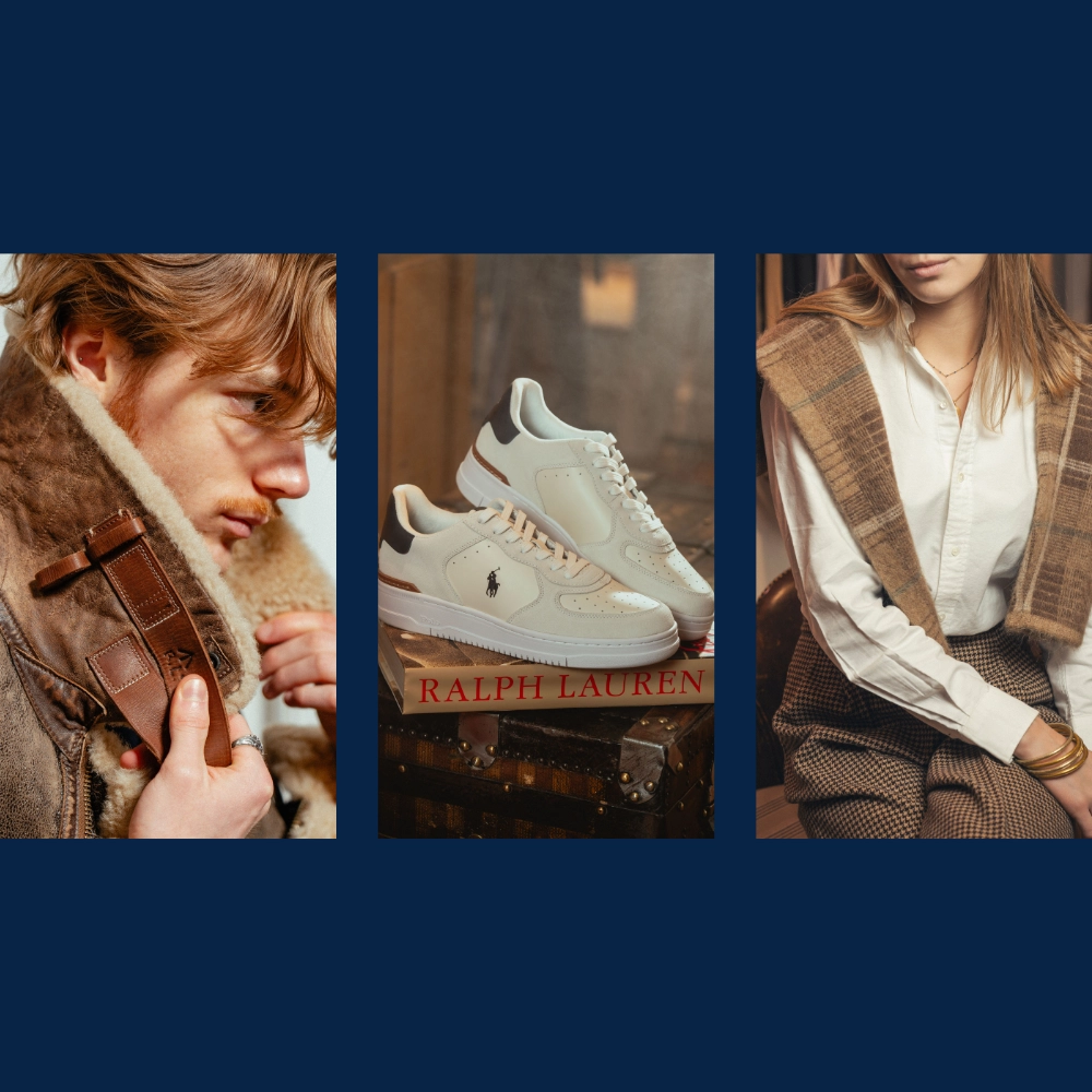 Shooting photo réalisé pour Polo Ralph Lauren Lyon mettant en valeur les collections et l’univers élégant de la marque.