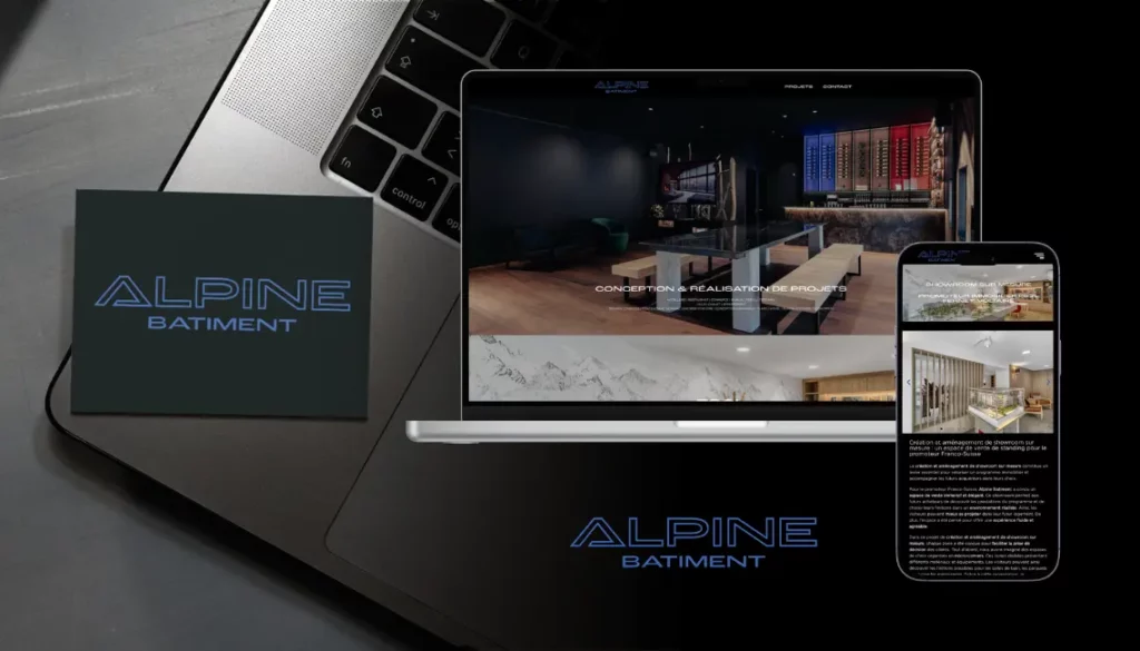 refonte site internet alpine batiment chambéry