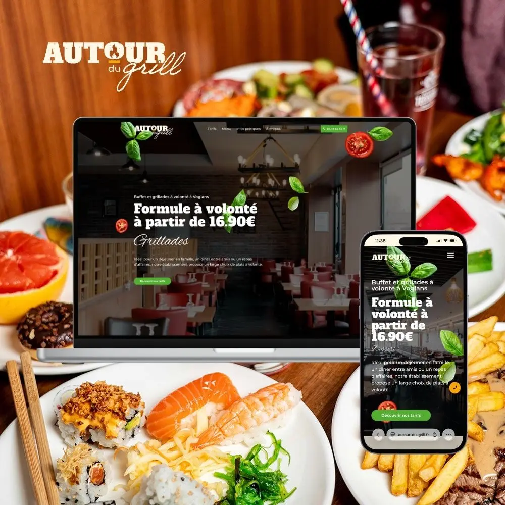 création site one page restaurant chambéry