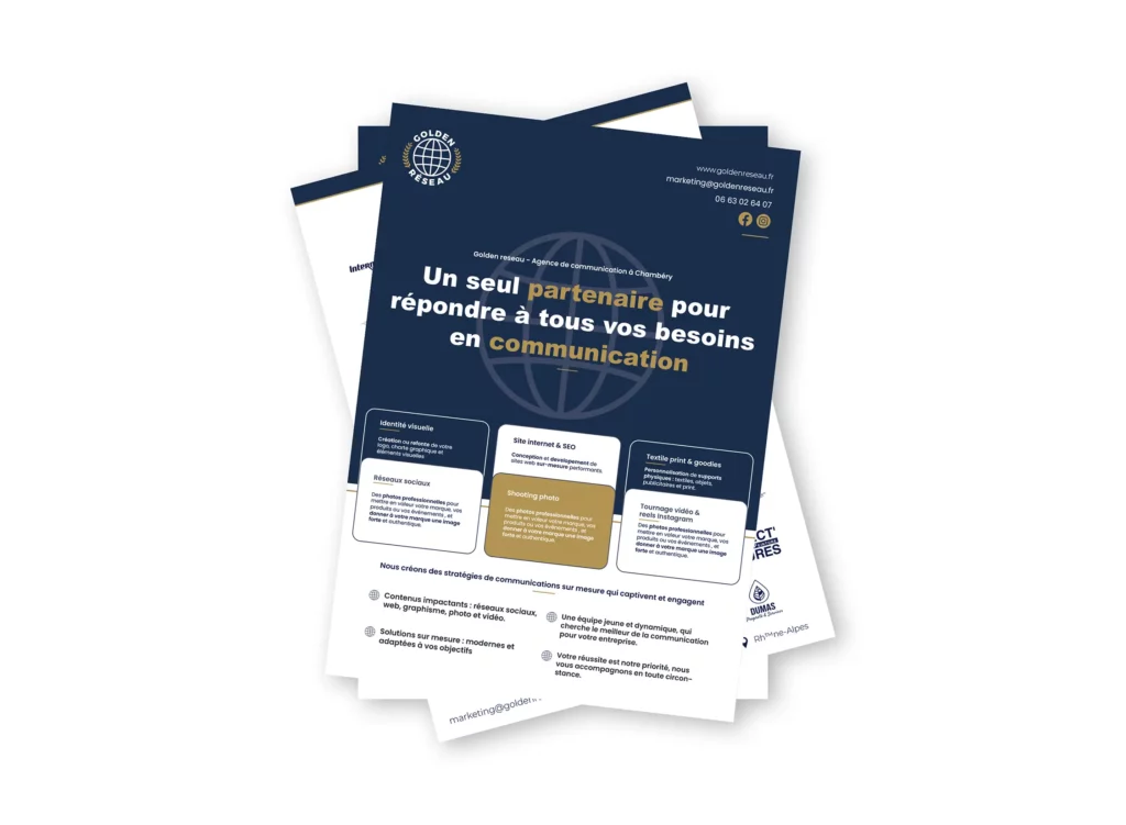 impression flyer A4 chambéry