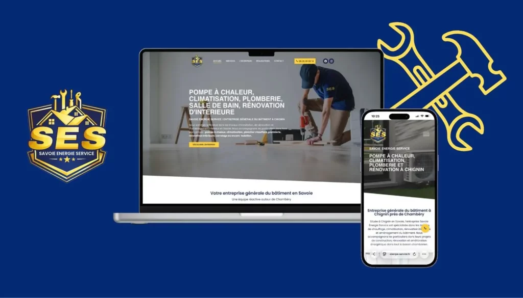 création site internet savoi énergie service chambéry