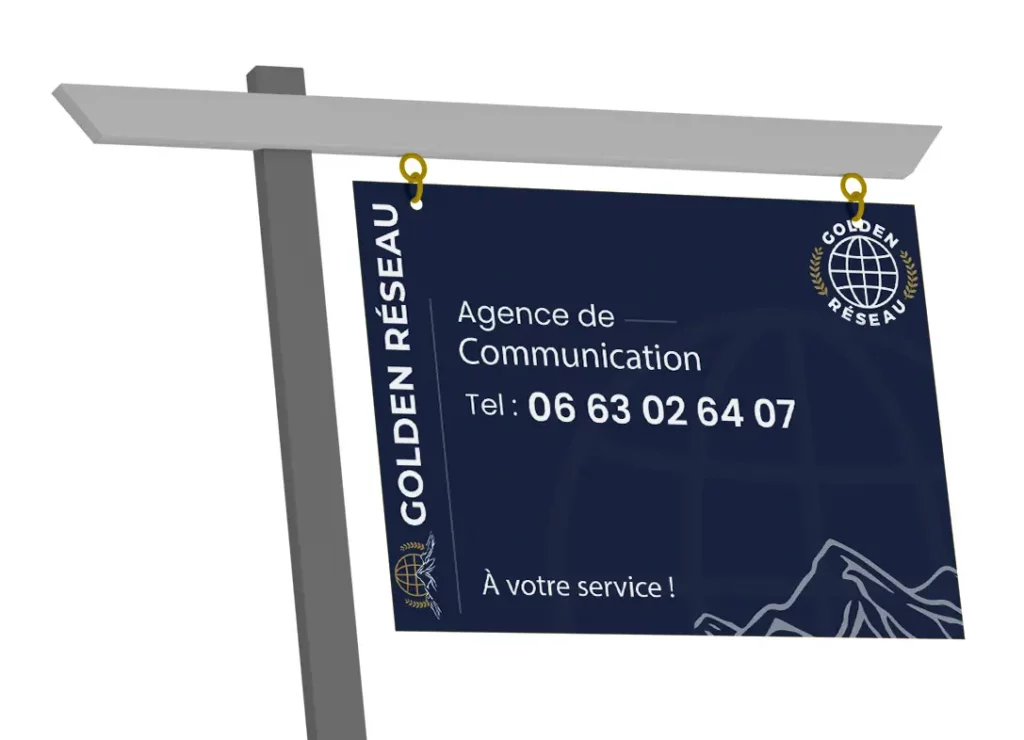 impression panneau immobilier chambéry