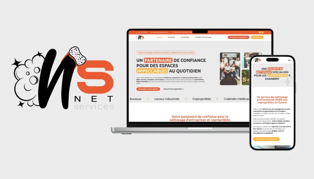 création site internet société nettoyage professionnel à La Motte-Servolex en Savoie