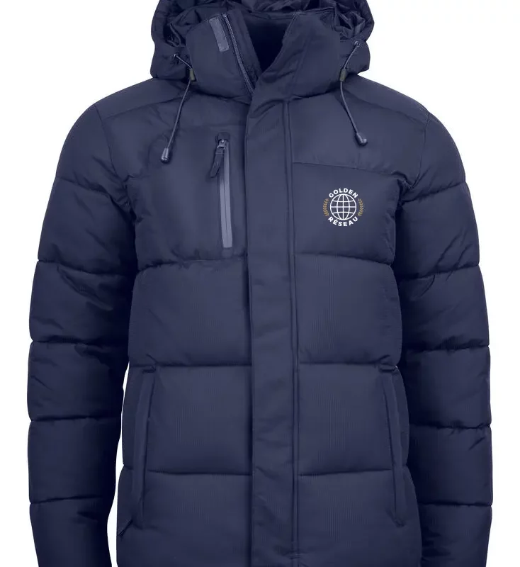 textile personnalisé chambéry doudoune hiver avec capuche